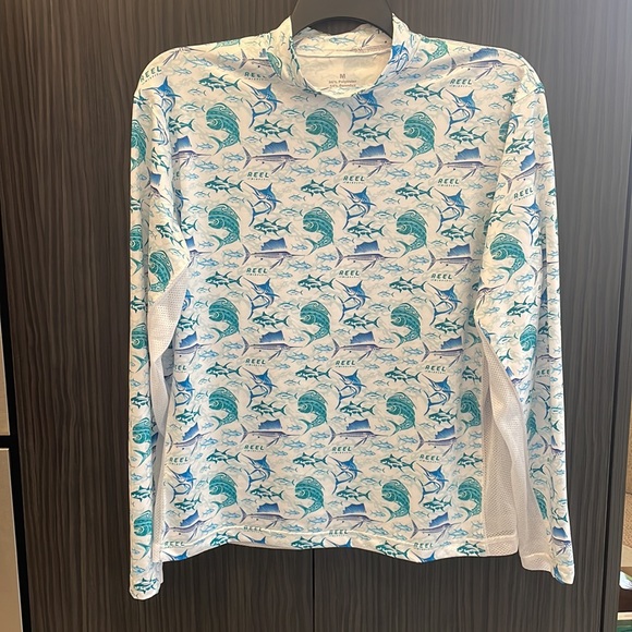 Men’s REEL fishing shirt - Picture 1 of 4